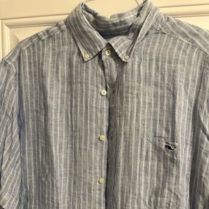 Vineyard Vines Classic Fit Tucker Shirt 2XL. 100% linen